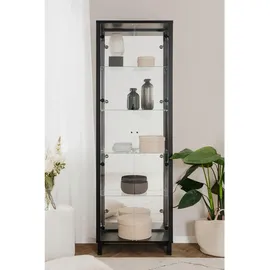 CaliCosy Vitrine Albi 62 x 189 x 33 cm Schwarz