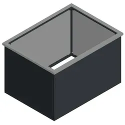 KGT Schneckenkante »Aluminium-Hochbeet 130«, alufarben, HxL: 3 x 130 cm - silberfarben