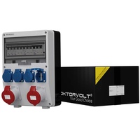 Preis-Zone Baustromverteiler TD-S/FI 2x32A 4x230 Mennekes Dosen Stromverteiler Wandverteiler