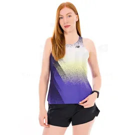 New Balance Race Day Ultra Light Printed Damen Tanktop-Lila-S