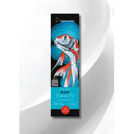 Hahnemühle Black Bookmark Pad 5,5x20cm 250 g/m2 20 Blatt