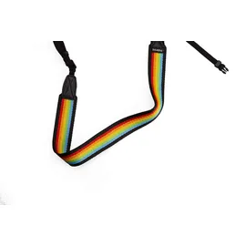 Polaroid Kameragurt Flach – Rainbow Black
