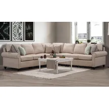 xl moebel gmbh Modern Wohnzimmer Ecksofa-L-Form Design Beige Möbel Luxus Sofa Einrichtung