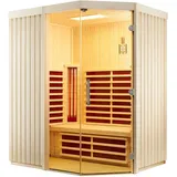 Infraworld - Triosol Unica 1 Infrarotkabine Mit 2 Abc-strahler Wählbar In Fichte/espe/zirbe Breite: 179 Cm - Holzart: Zirbe