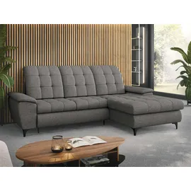 Mirjan24 Ecksofa Dunkelgrau, 5-Sitzer, L-Form,L-Form, 260x182 cm, Wohnzimmer, Sofas & Couches, Wohnlandschaften, Ecksofas