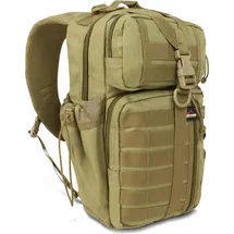Normani Daypack Schultertasche Synthetik Brown