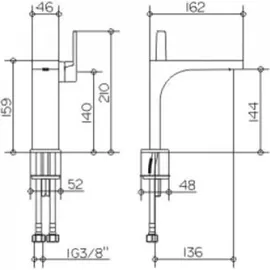Keuco Edition 11 Einhandmischer 150 (51102010100)