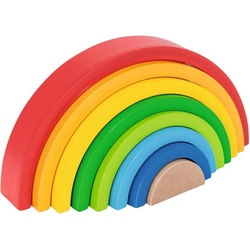Eichhorn Stapelspielzeug Regenbogen bunt