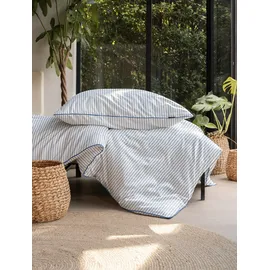 IRISETTE Tokio 8607 Gestreift Weiß 155 x 220 cm + 80 x 80 cm