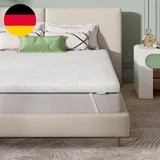 Novilla Matratzen Topper 140X200 7.5 Höhe Gel Topper Memory Foam Matratzentopper