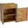Dobar Rollbares Hochbeet 60 x 40 x 80 cm Grau-Braun