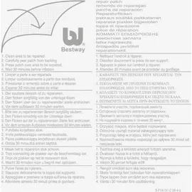 BESTWAY Reparaturflicken selbstklebend, (20 Stück,