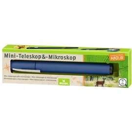 Moses Expedition Natur Mini Teleskop & Mikroskop Blau