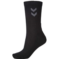 hummel Mädchen 3-pak Basic sokker Socken, Schwarz, 41-45 EU