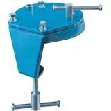 BROCKHAUS HEUER Schraubstock Metall 100 mm blau