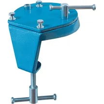 BROCKHAUS HEUER Schraubstock Metall 100 mm blau