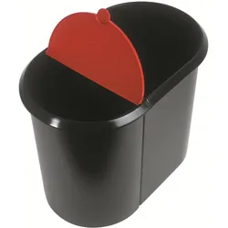 Helit Duo System - Papierkorb - 29 L - Mülltrennung