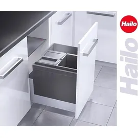 HAILO Abfallsammler 44 l Grau