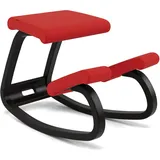 Variable, Original Kniestuhl, Design von Peter Opsvik - Schwarz/Rot