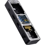 DockCase USB-C® Dockingstation DPB61L-EB Universal integriertes Display, inkl. Ladefunktion, USB-C® Power Delivery