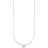 Bruno Banani Kette mit Anhänger Schmuck Geschenk Silber 925 Halsschmuck Schlangenkette Stein Silber