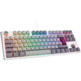 Ducky One 3 Mist Grey TKL Gaming Tastatur, RGB LED - MX-Brown