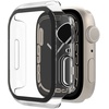 ScreenForce antimikrobieller TemperedCurve 2-in-1-Displayschutz mit Schutzrand für Apple Watch (40mm/41mm) transparent (OVG003zzCL)