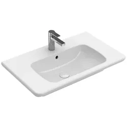 Schrank-Waschtisch Vivia 4142 800x490mm 3-Loch-Armatur - weiß