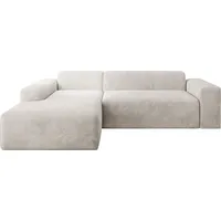 Juskys Sofa in L-Form Vals links Beige