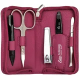 Erbe Siena Maniküre Set Reißverschluss, pink, 5-tlg. Etui Pink