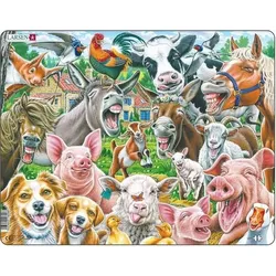 Puzzle - Bauernhoftiere (Selfie/Gruppenbild)