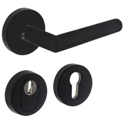 Intersteel Hintertürbeschläge, rund Kernziehschutz