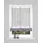 Home fashion Schlaufenrollo Längsstreifen, Polyester, Grau, 140 x 80 cm, 1 Einheiten
