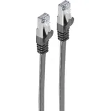 ShiverPeaks RJ45 Flachkabel m. Patchk.-Flach U/FTP Cat.7-Rohkabel sw m