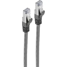 ShiverPeaks RJ45 Flachkabel m. Patchk.-Flach U/FTP Cat.7-Rohkabel sw m