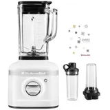 KitchenAid K400 Standmixer großes Smoothiepaket, Farbe:Weiß