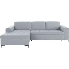 OTTO products Eckcouch Polyester L-Form 266cm Silber