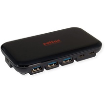 Roline USB 3.2 Gen 2 Hub, 7-fach (3x Typ C + 4x Typ A)