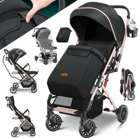 Kidiz KIDIZ® Kinderwagen Kinderbuggy klappbar Liegebuggy Sportwagen Faltbar 360°