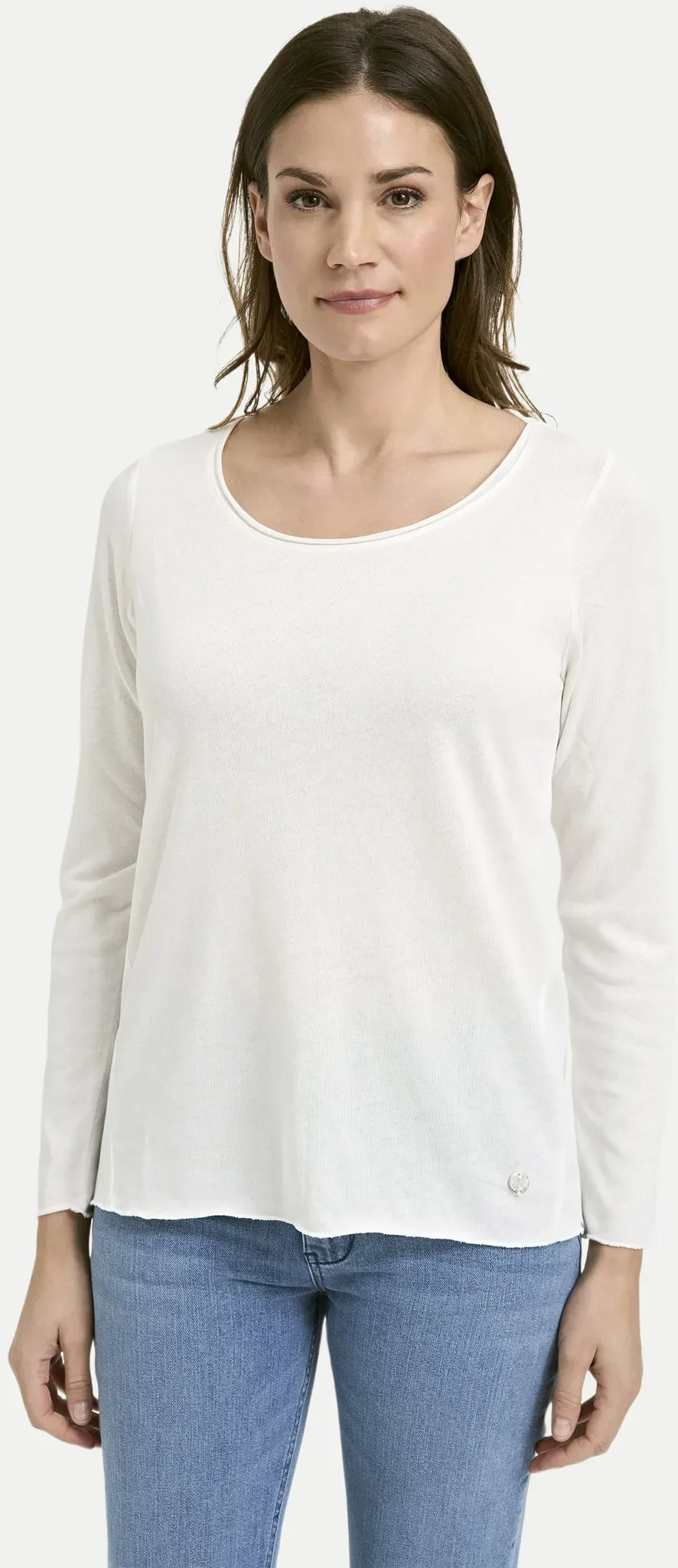 Basic Pullover Weiß XS