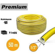 stabilo-sanitär Premium Gartenschlauch 50 m gelb