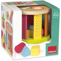 Goula Geometrisches Formen-Steckspiel Gelb