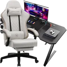 GTPLAYER Stoff Schwarz