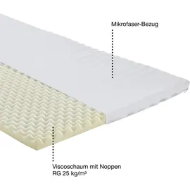 REDBEST Surrey Topper 140 x 200 cm Weiß