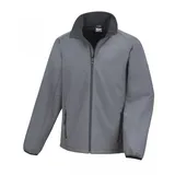 Result Printable Softshell Jacke charcoal/black M