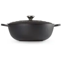 Le Creuset Signature La Marmite Bräter 32 cm schwarz matt
