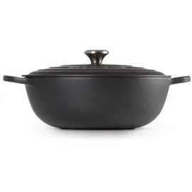 Le Creuset Signature La Marmite Bräter 32 cm schwarz matt