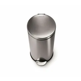 simplehuman Treteimer 30 l Silber