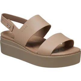 Crocs Brooklyn Low Wedge Herren Latte/Mushroom 36