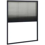 vidaXL Insektenschutz-Plissee für Fenster 60 x 80 cm Anthrazit